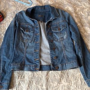 Kut from the Kloth medium wash denim jacket